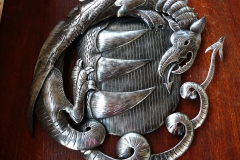 Familienwappen mit Drache Bathory