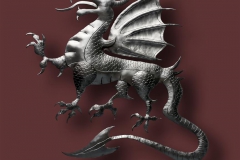 Geschmiedete Drache