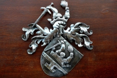 Geschmiedete Familienwappen