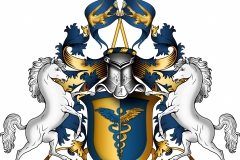 Wappen aus Metall mit Pferden- Jung