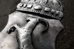 Ziege - Wappen aus Metall
