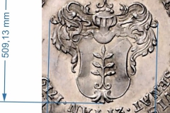 Familienwappen, Entwurf, minimum breite
